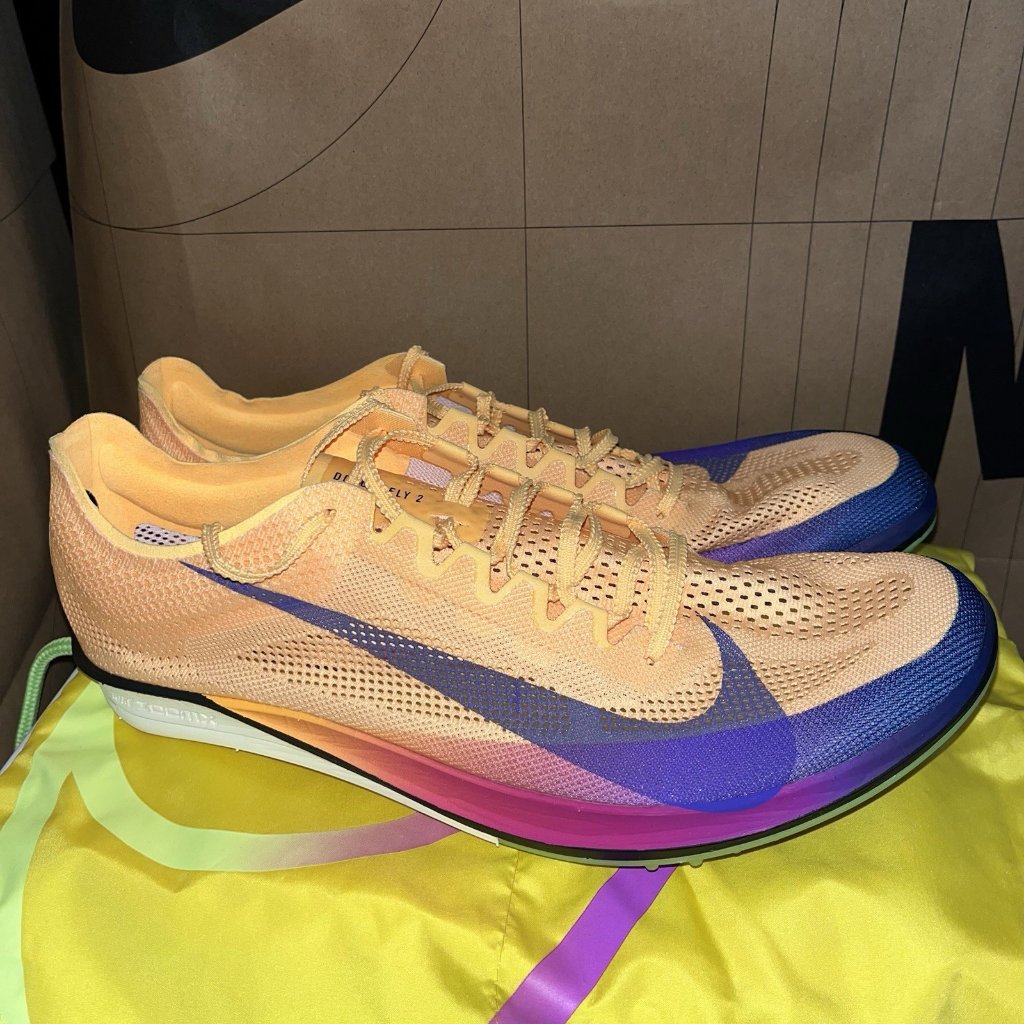 New Nike Zoomx Dragonfly 2 Elite Citron Pulse Indigo Fz9315 800 Men Size 13